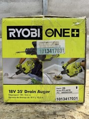 Ryobi ONE+18V 35&rsquo; Drain Auger Tool Only