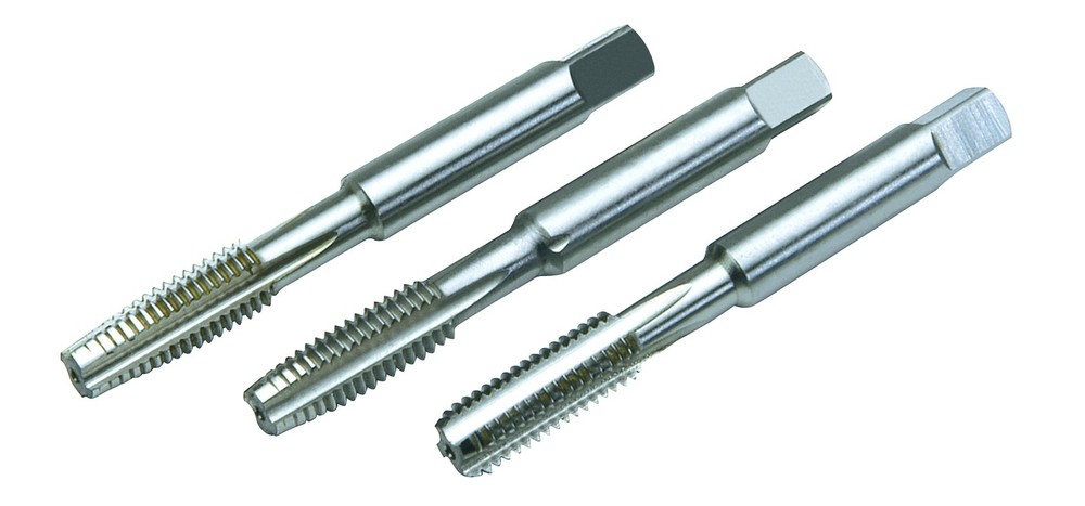 Taps UNF 3/8 x 24 Straight Flute Set of Three HSS-G