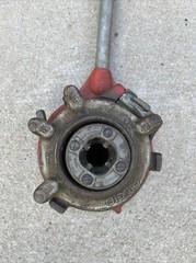 VINTAGE USED RIDGID NO.65-R C 148-1 RIGID 1&Prime; TO 2&Prime; PIPE THREADER!! With C 418