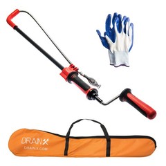 6 Foot Auger | Manual or Drill Powered Closet Auger with Drop Head for T-Junc&hellip;