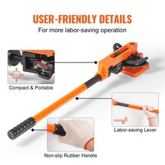 VEVOR Manual Pipe Tube Bender 3/8&Prime; to 1&Prime; OD with 7 Dies 180&deg; Bending Tools