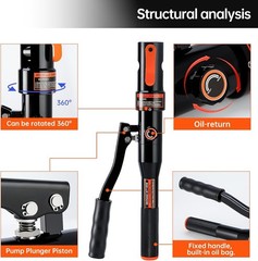Hydraulic Copper Pipe Crimping Tool 1/2 3/4 1 Dies