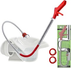 50 Inch Toilet Snake Drain Auger Cleaner Tool Upgraded Grabber Unclogger Clog