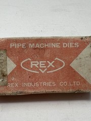 NEW REX #2-3 pipe machine dies NPT HIGH SPEED STEEL: HSS 15A-20A AC 1/2&Prime;B-3/4&Prime;B