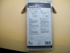 Lever Type Tube Bender 3 Sizes In One 1/4&Prime;, 5/16&Prime;, 3/8&Prime; Superior Tool New Sealed