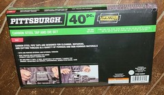 PITTSBURGH 40pc. Carbon Steel SAE Tap and Die Set with Case &ndash; Model #62831