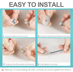 Pvc Pipe Inside Cutter Plumbing Inside Cutter Internal Plastic 4 Pcs Saw Blades