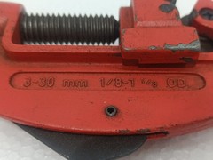 SUPER-EGO PRO 725 PIPE CUTTER 3&ndash;30 MM 1/8&ndash;1 1/8 OD MADE IN SPAIN USED FAST SHIP
