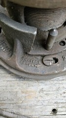 ANTIQUE RIDGID TOOL CO NO.65-R RIGID 1&Prime; TO 2&Prime; RATCHET PIPE THREADER