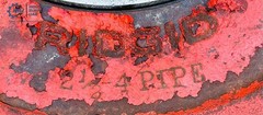 Ridgid Receding Die Head Pipe Threader/Threading Machine 2-&frac12;&rdquo;-4&Prime; BSPT