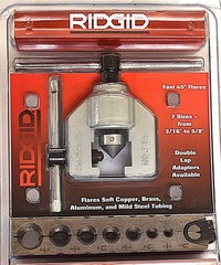 RIDGID Flaring Tool 345 3/16&ndash;5/8 in. 45&deg; for Copper, Brass, Aluminum, Steel Tube