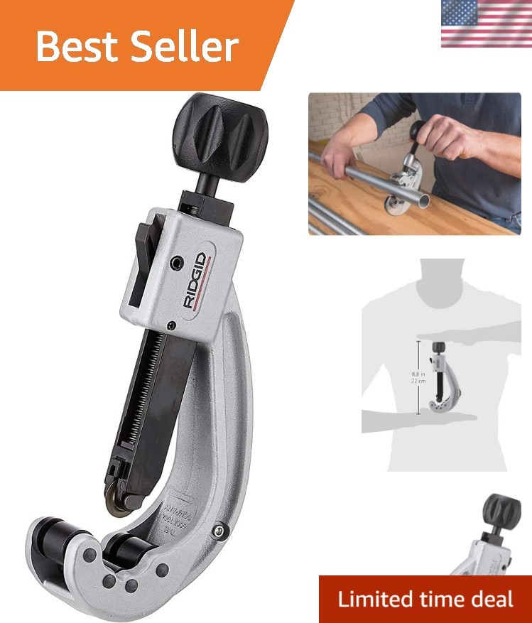 Ergonomic Ridgid 152 Tube Cutter with Quick-Acting Design & Lifetime
