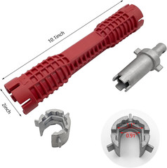 Basin Wrench, Faucet and Sink Installer Tool Multifunctional Plumbing Tool Pipe