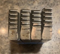 RIDGID 48375 1-1/8&Prime;-7 UNC BOLT THREADING DIE RH HS