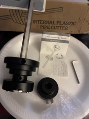 2-in-1 Internal Plastic Pipe Cutter, Inside Cut, Fits 1-2 in Pipe
