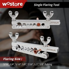 Flaring Tool Set Single Flare Tubing Pipe 7 Dies of 3/16-5/8 Inch kit in HVAC&hellip;