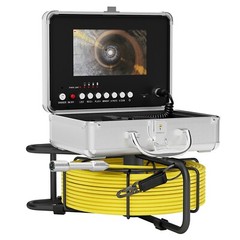 7inch Sewer Pipe Inspection Camera Drain Sewer Pipeline Industrial Endoscope 20m