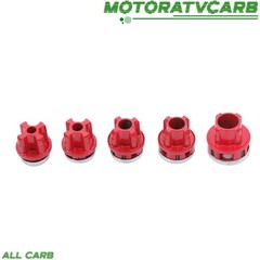 ALL-CARB 6-Piece Set Of NPT 1/4&Prime; to 1-1/4&Prime; Manual Ratchet Pipe Thread Pipe Reel
