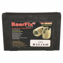 Baerfix M2.5 x 0.45mm Metric Self Tapping Damaged Thread Repair Cutter Inserts