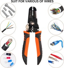 Wire Stripper, 3-rd Generation Wire Strippers or Crimping Tool, 5-IN-1 Wire Crim