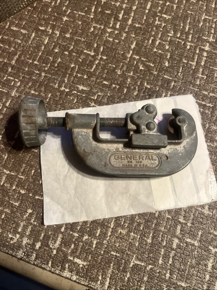 General Tools No. 120 Tubing Pipe Cutter W/ Reamer Made In USA