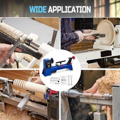 GarveeTech Wood Lathe, 14 in x 20 in, Power Wood Turning Lathe 400W, 4 Speed &hellip;