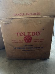 NIB Toledo 2-BR 2.5&rdquo;- 4&rdquo; Pipe Threader 40&rsquo;s/50&rsquo;s 3 Sets of Factory Dies Included