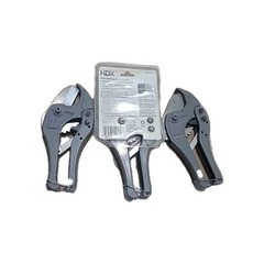 LOT OF 3 HDX Ratcheting Cutter PVC Pipe Cutting &ndash; Up to 1/1/4 IN PVC With BOX