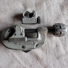 Ridgid USA 2 pc Tubing Cutters Ridgid no 15 & Ridgid no 103 Made in the USA