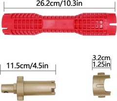 Faucet and Sink Installer（8-In-1）Multi-Purpose Wrench Plumbing Tool for Toilet B