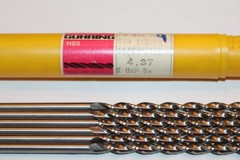 6 GUHRING No 524 DRILL BITS 11/64&Prime; &ndash; 4.37 &ndash; HSS &ndash; 7 1/2&Prime; OAL &ndash; NEW