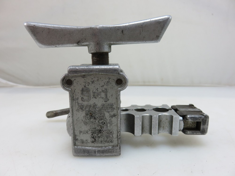 Imperial Rol-Air 9 in 1 Tube Tubing Pipe Flaring Tool 900FA Vintage Made In USA