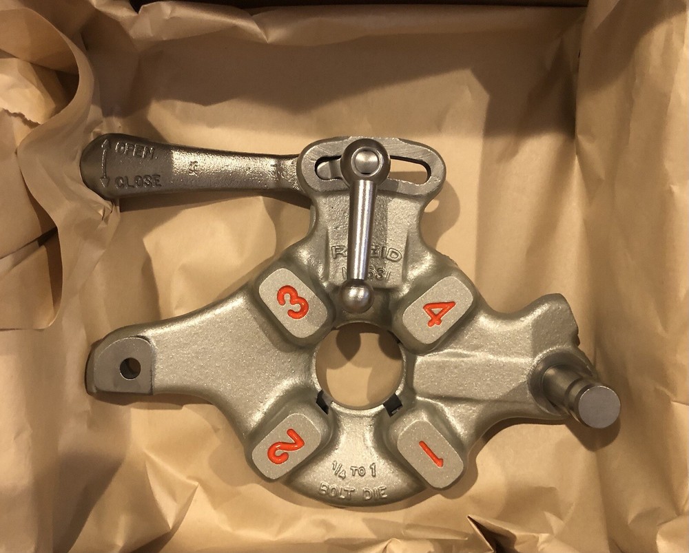 RIDGID 531 Threading Machine Die Head, Auto Oiling, Bolt Die Head, 1/4&rdquo;-2&rdquo;