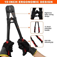 Crimping Tool Kit for Wire Rope, Swagging Copper and Aluminum Oval Sleeves, 3/64