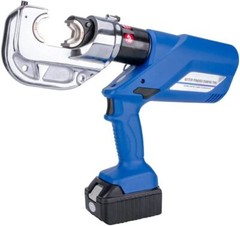 HL-400 Battery Powered Electric Hydraulic Plier Crimping Tool Crimper +2 Battery