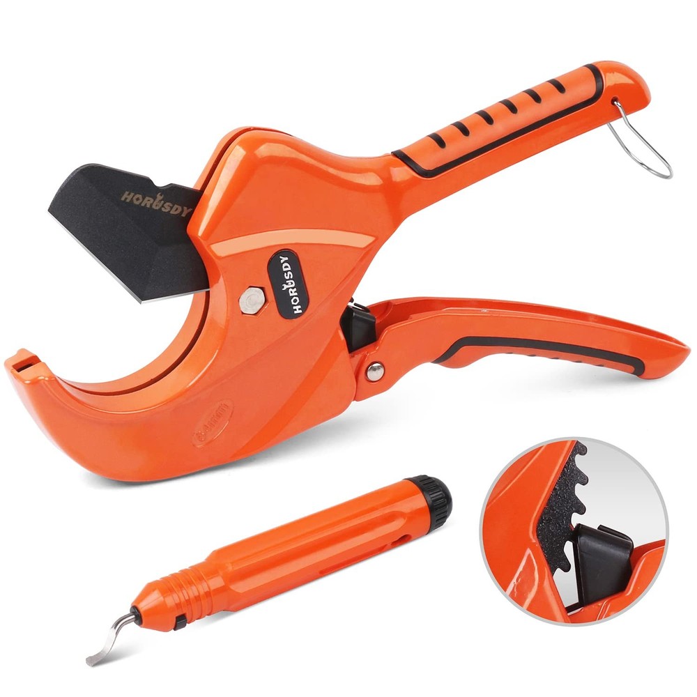 21/2 Ratchet Pvc Pipe Cutter For Pexpvcppr And Plastic Hoses Sk5 Steel Blades R