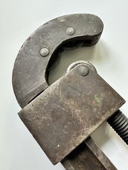 Reed Mfg Co Tool Pipe Cutter No. 3 Curved 4&Prime; cutting head Heavy Duty 1905-1920