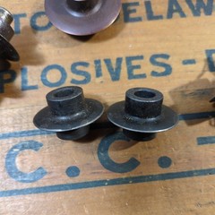 Vintage Pipe/Tubing Cutter Replacement Wheel Lot Of 8, Ridged, Toledo