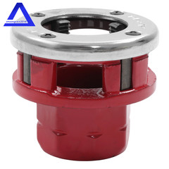 Manual 1-1/4&Prime; & 1&Prime; NPT Right Hand Pipe Threader Die Head with Dies for 12-R