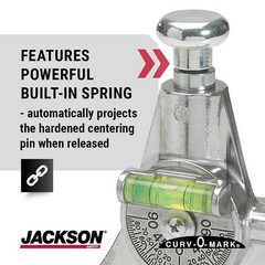Pipe Marking Tool with Built-In Spring Pin for Easy Operation and Accuracy
