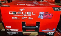 Milwaukee M18 FUEL RINGER Roll Groover for 2 in. &ndash; 6 in. Sch 10/40 Kit W/one key