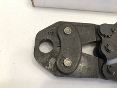 NIBCO PX02532 1/2&Prime; PEX Copper Ring Crimp Tool & Gauge conforms to ASTM F1807