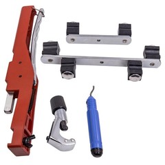 Ratcheting Pipe Tube Bender HVAC Refrigeration Tool Kit 7 Dies Complete set