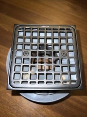 Kohler 9136-BL Square Design Tile-in Shower Drain, Matte Black