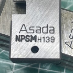 3-1/2-4&rdquo; Asada NPSM Rothenberger PISET H139 Threading Die Set, Unused With Box