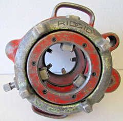 Ridgid 141 Receding Geared Pipe Threader 2-1/2&Prime; to 4&Prime; Jam Proof w/ Extras