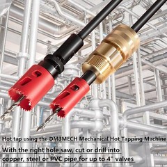 Replace for 08350 Mechanical Hot Tapping Machine Complete Kit for NPT 300 psi