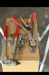 Rehau PEX Expansion & Crimp Tool Set + Large Lot 160 of Fittings
