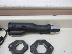 Novopress AFP101 Cordless Crimper / Crimping Tool w/ 3 Jaws & 2 Batteries Used