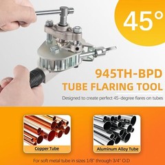 945TH-BPD Tube Line Flaring Tool 45&deg; For Soft Metal Tubing 1/8&Prime; &ndash; 3/4&Prime; O.D.